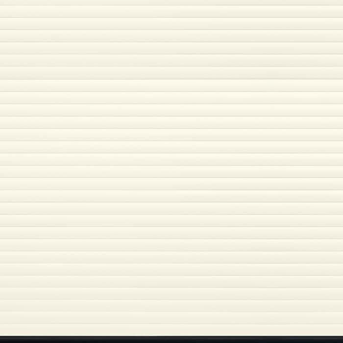 Cream roller garage door