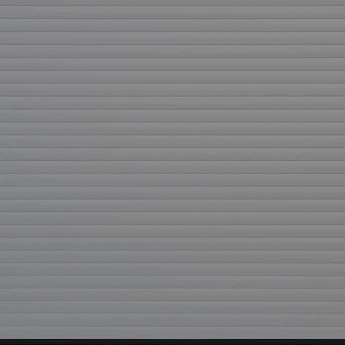 White aluminium garage door