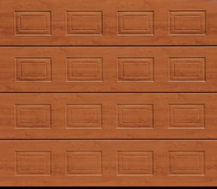Georgian Golden Oak Garage Door
